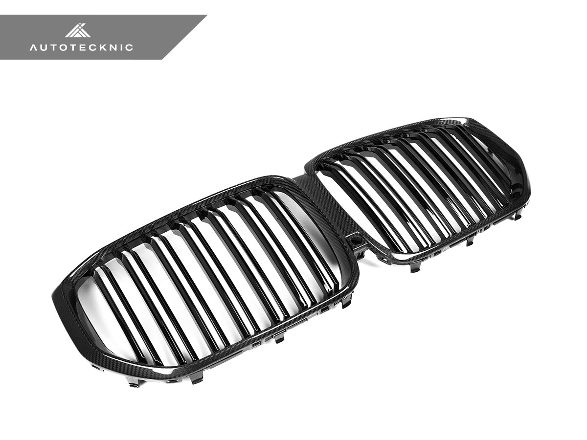 AutoTecknic Dual-Slat Dry Carbon Front Grille - BMW G05 X5 Pre-LCI