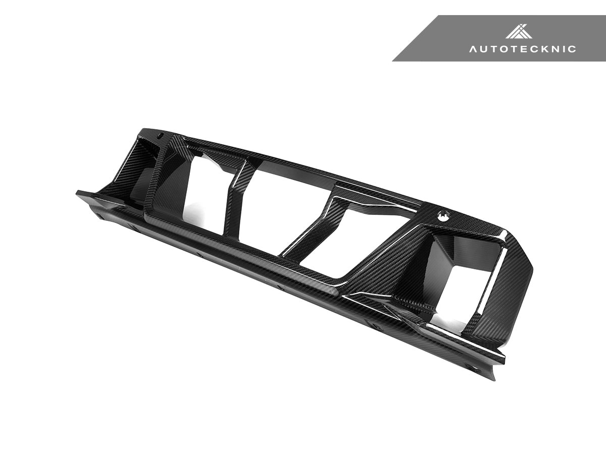 AutoTecknic Dry Carbon Corsa Center Bumper Trim - BMW G87 M2