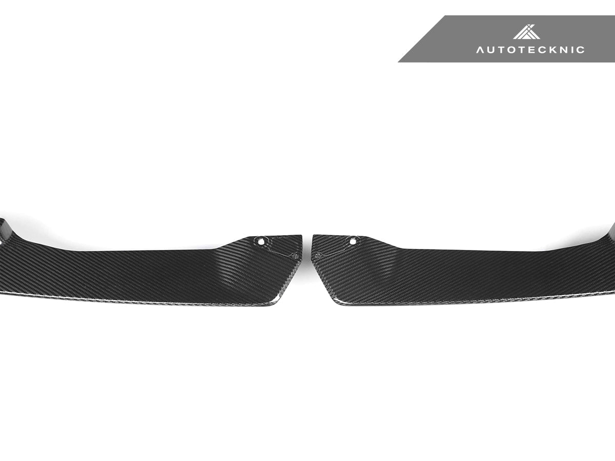 AutoTecknic Dry Carbon Performante Front Splitter Set - BMW G20 3-Series M-Sport LCI
