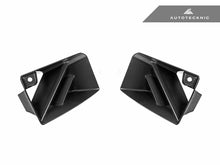 Load image into Gallery viewer, AutoTecknic Dry Carbon Corsa Front Bumper Lower Vent Set - BMW G87 M2