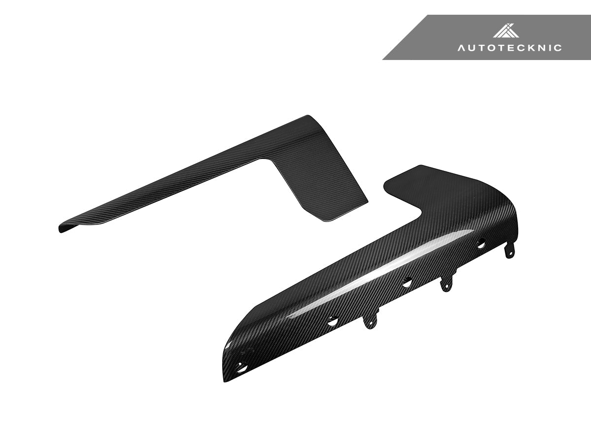 AutoTecknic Dry Carbon Side Skirt Winglet Set - BMW G87 M2
