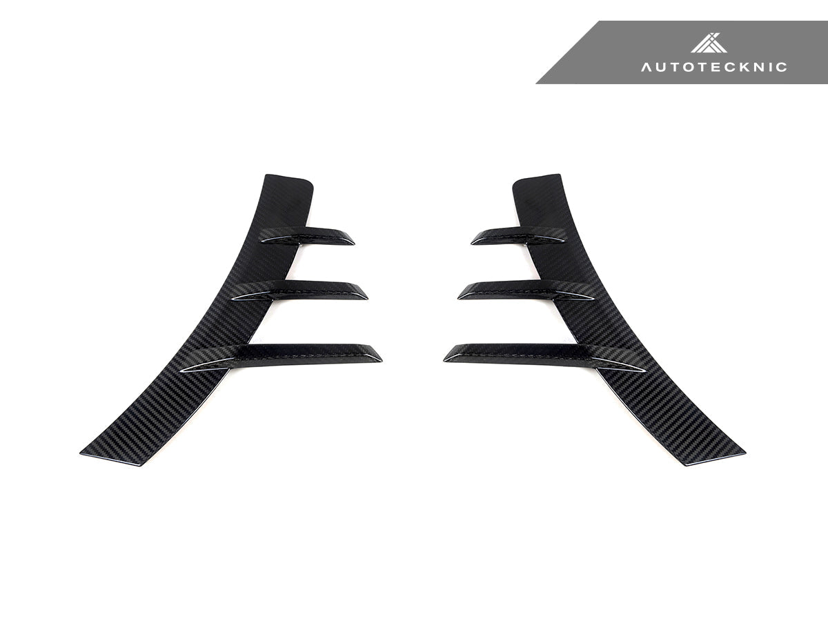 AutoTecknic Dry Carbon Rear Fender Arch Trim Set - BMW G87 M2