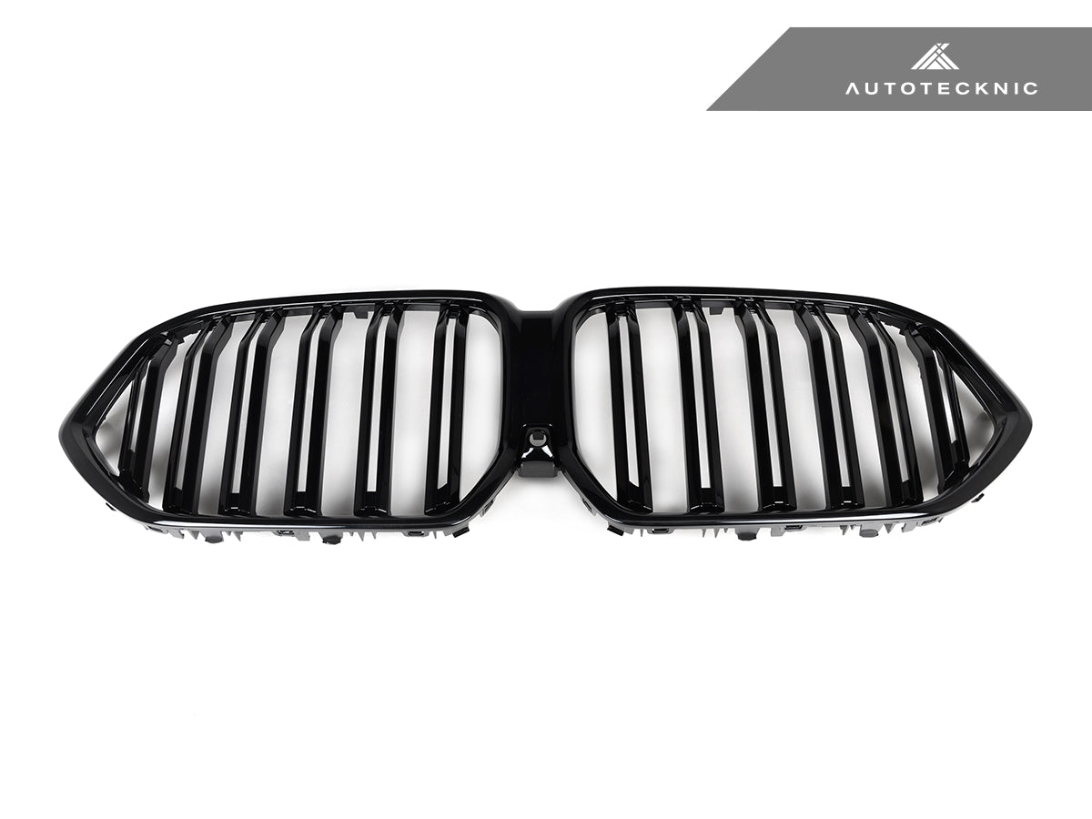 AutoTecknic Dual-Slats Gloss Black Front Grille - BMW G06 X6 LCI