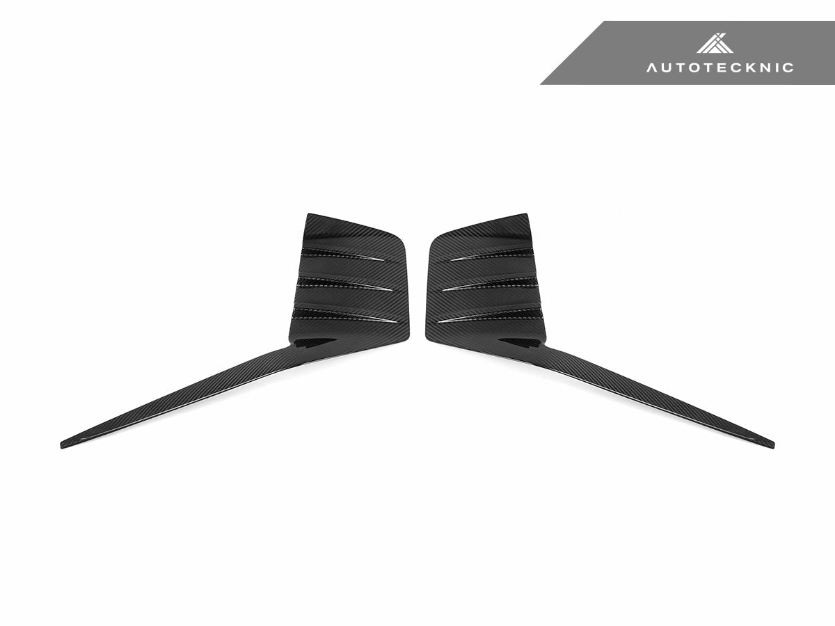 AutoTecknic Dry Carbon Rear Bumper Trim Set - BMW G87 M2