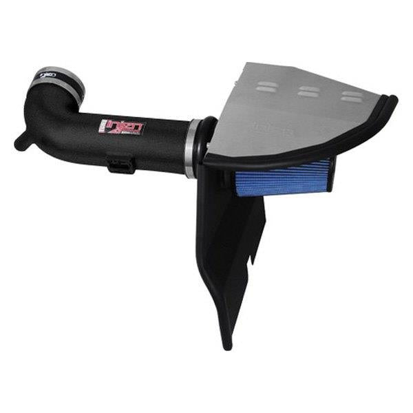 Injen 10 Camaro 6.2L V8 Wrinkle Black Power-Flow Short Ram Air Intake System - PF7016WB