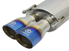 Load image into Gallery viewer, aFe Takeda 16-17 Lexus RC 200T 2.0L (t) 2in. SS Axle-Back Exhaust System w/Polished Blue Tips - 49-36037-L