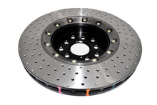 Load image into Gallery viewer, DBA 18-21 Subaru WRX STI Front 5000 Series 2-Piece Drilled Rotor w/Black Hat - DBA53050BLKXD-10