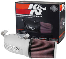 Load image into Gallery viewer, K&amp;N 08-17 Harley-Davidson Touring Models Performance Air Intake System Silver - 57-1134S