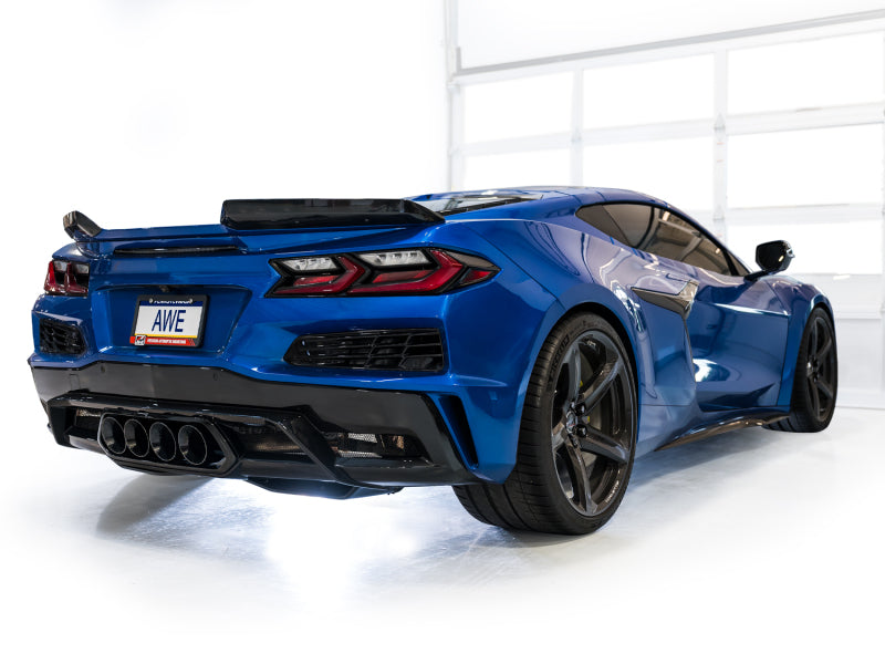 AWE Tuning 2023 C8 Corvette Z06 SwitchPath Cat-Back Exhaust - Diamond Black Tips - 3025-43906
