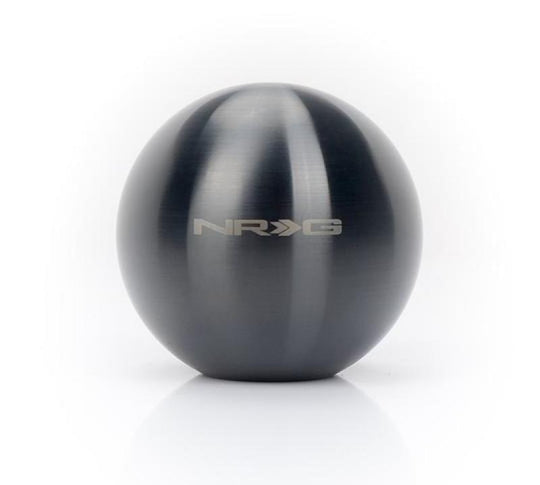NRG Black Chrome Titanium Round Shifter Heavy Weight - SK-350BC