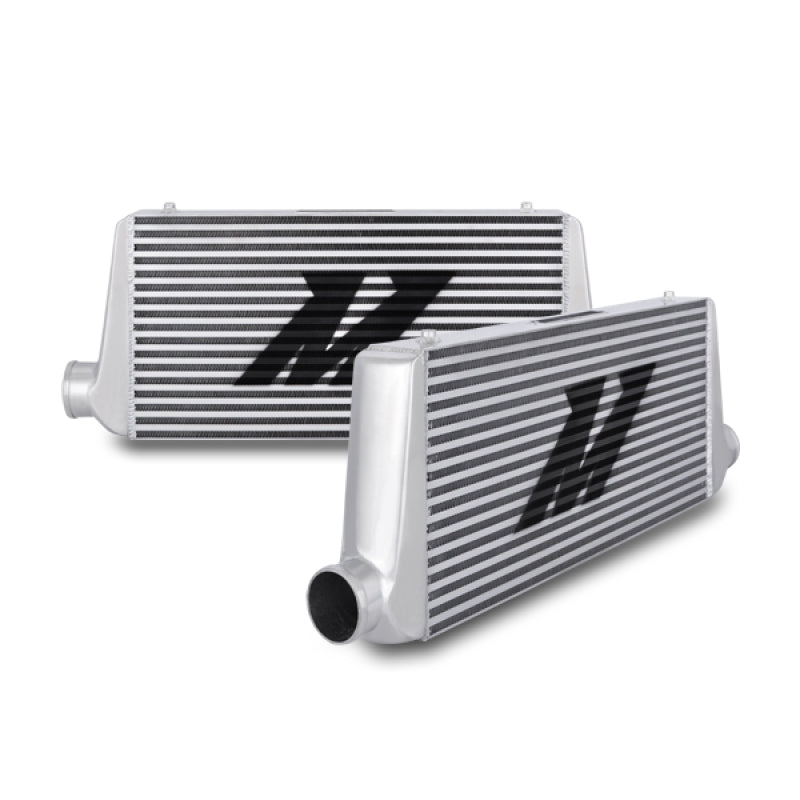 Mishimoto Universal Silver R Line Intercooler Overall Size: 31x12x4 Core Size: 24x12x4 Inlet /Outlet - MMINT-UR