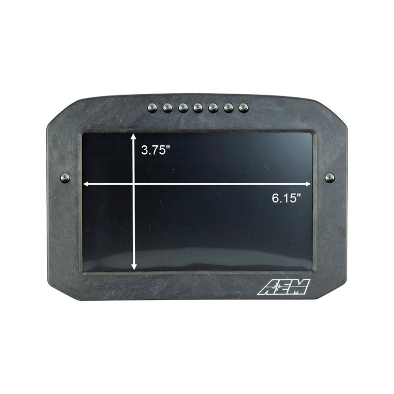 AEM CD-7 Carbon Flush Digital Dash Display - 30-5700F