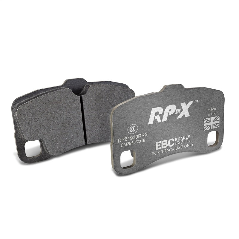 EBC Racing 09-12 Porsche 911 (997) Carrera 2 3.6L (Cast Iron Rotor Only) RP-X Rear Brake Pads - DP81930RPX