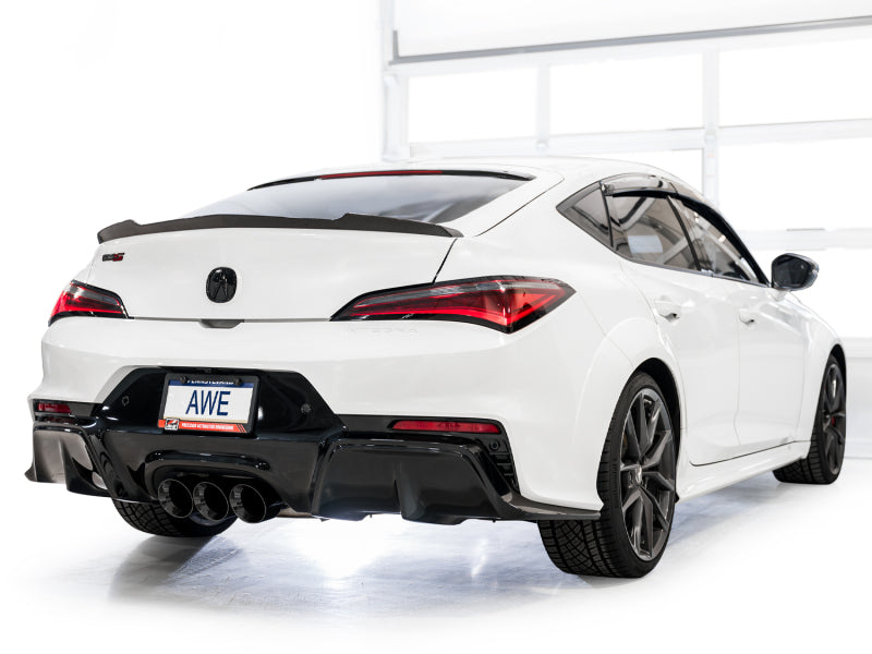 AWE Tuning 2024 Acura Integra Type S DE5 FWD Touring Edition Exhaust w/ Triple Diamond Black Tips - 3015-53335