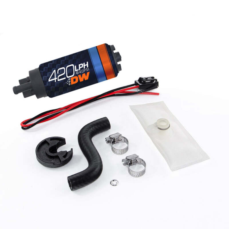 DeatschWerks DW420 Series 420lph In-Tank Fuel Pump w/ Install Kit For 85-97 Ford Mustang - 9-421-1014