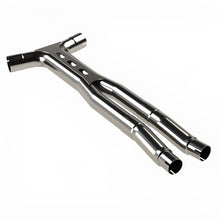 Load image into Gallery viewer, Kooks 15-26 Ford Mustang 5.0L V8 3in. SS Catted Ultra X-Pipe - OEM Connection - 11513700