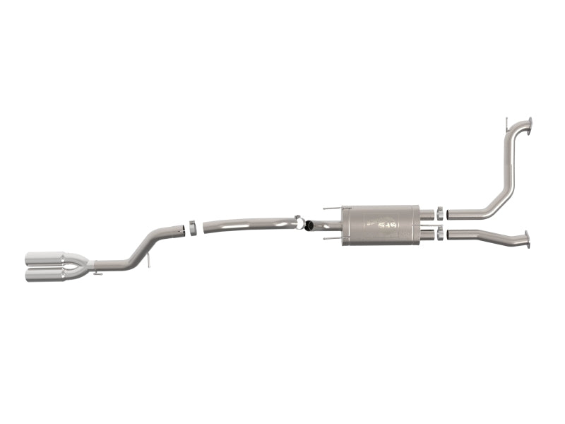 aFe Vulcan Series 3in Stnless Steel Cat-Back Exhaust w/Polished Tip Nissan Armada 25-26 V6-3.5L(tt) - 49-36143-P