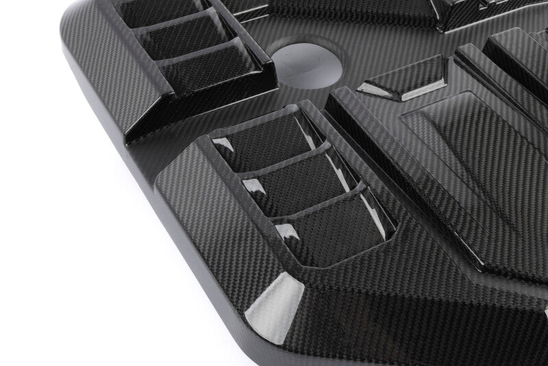 Dinan 21-27 BMW M2/M3/M4 (G80/G82/G87) Gloss Carbon Fiber Engine Cover w/Matte Accents - D590-0005