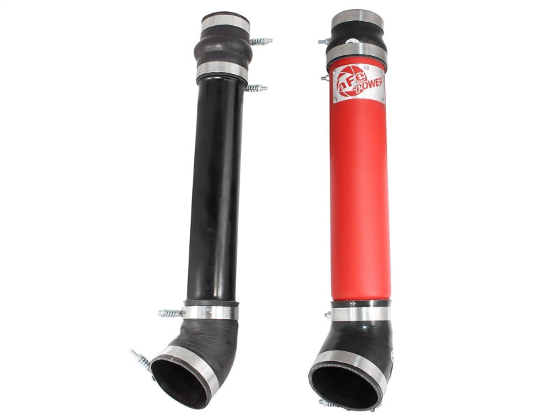 aFe Bladerunner Intercooler Tube Cold Side 3.5in 94-02 Dodge Trucks 5.9L - Red - 46-20067-R