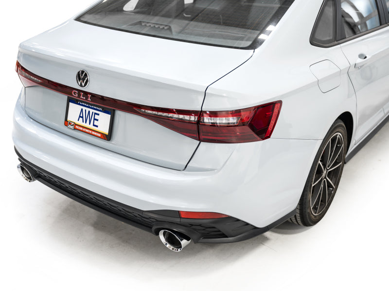 AWE Tuning 22-25 Volkswagen Jetta GLI Touring Edition Exhaust - Chrome Silver Tips - 3015-32275