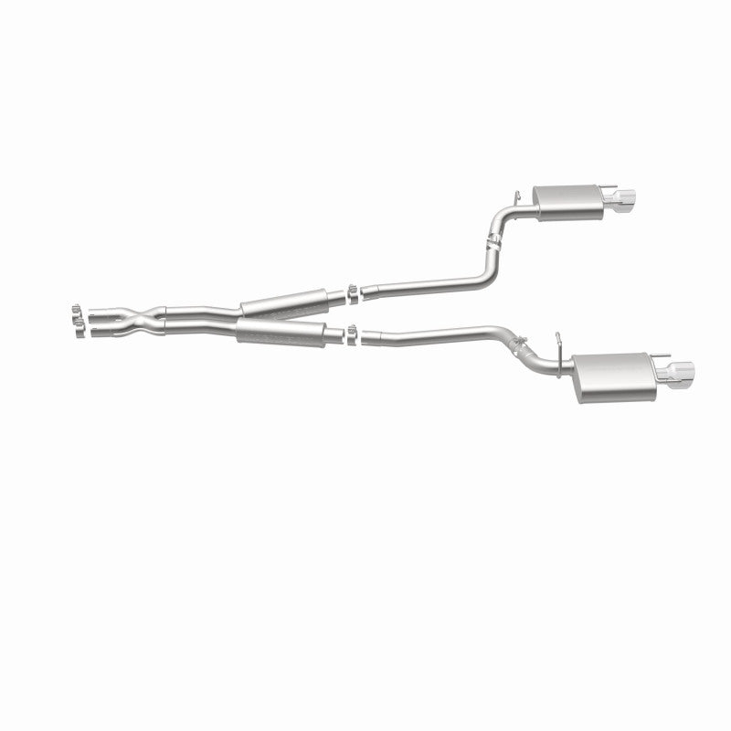 MagnaFlow 10-12 Cadillac CTS V6 3.0L (Exc AWD) Dual Split Rear Exit Stainless Cat Back Perf Exhaust - 15136
