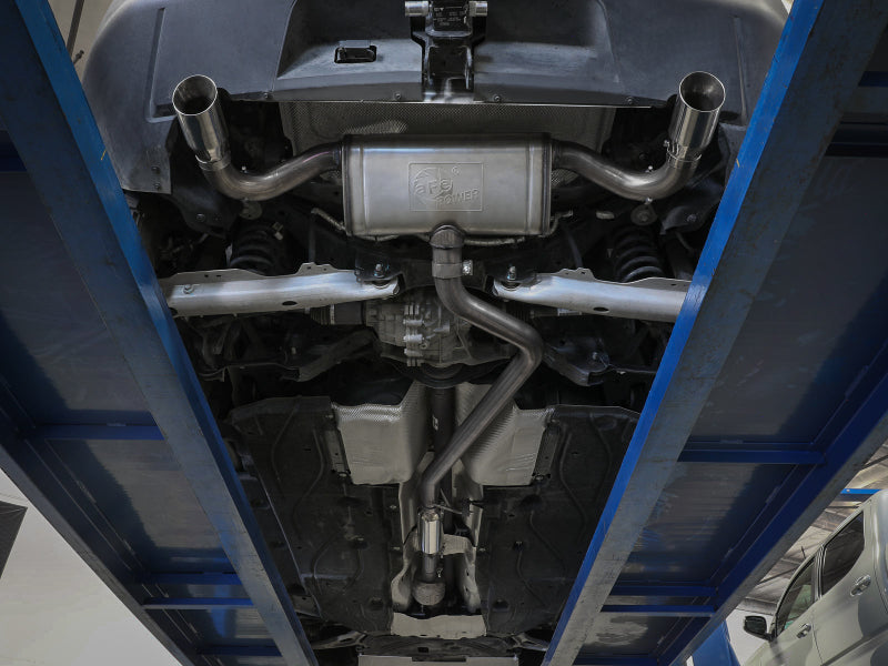 aFe Ford Bronco Sport 21-22 L3-1.5L (t)/L4-2.0L (t) Vulcan Cat-Back Exhaust System- Carbon Tips - 49-33142-C