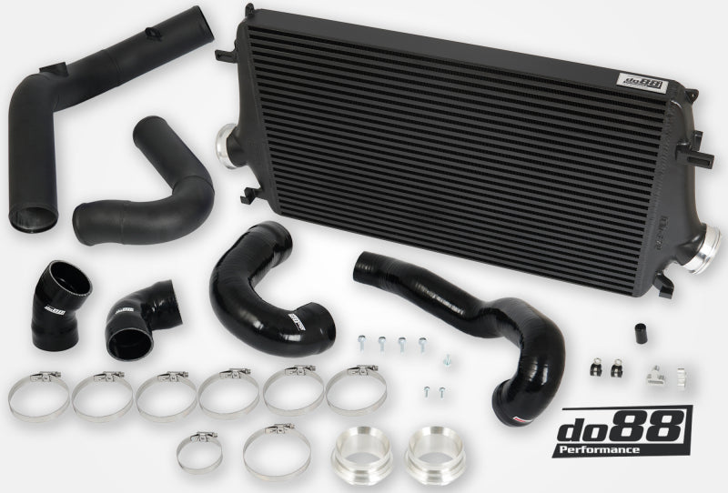 do88 10-11 SAAB NG 9-5 2.8T/Turbo6 BigPack Intercooler Kit w/Black Hoses - BIG-330-S