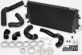 do88 10-11 SAAB NG 9-5 2.8T/Turbo6 BigPack Intercooler Kit w/Black Hoses - BIG-330-S