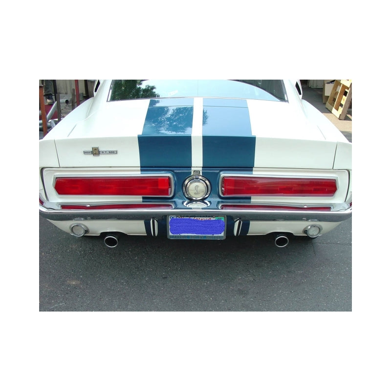 Flowmaster 67-70 Mustang American Thunder THRU VALANCE SS Crossmember-Back Exhaust System - 817281