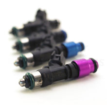 Load image into Gallery viewer, Injector Dynamics ID1050X Injectors - 60mm Length - 11mm Blue Top - 204 Lower Cushion (Set of 6) - 1050.60.11.204.6