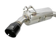 Load image into Gallery viewer, aFe Takeda 3in. to 2.5in. 304 SS C/B Exhaust 08-15 Mitsubishi Lancer EVO I4-2.0L (t) - Black Tips - 49-36701-B