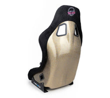 Load image into Gallery viewer, NRG FRP Bucket Seat ULTRA Edition - Medium (Black Alcantara/Gold Glitter Back) - FRP-303BK-ULTRA