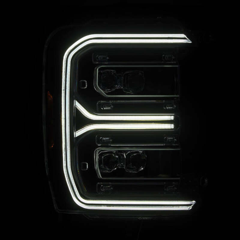 AlphaRex 23-26 Ford F-250 SD NOVA LED Proj Headlights Blk w/Activ Light/Seq Signal/Switchback - 880895