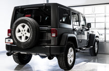Load image into Gallery viewer, AWE Tuning 07-18 Jeep Wrangler JK/JKU 3.6L Tread Edition Axle-Back Dual Exhaust - Diamond Black Tips - 3015-33003