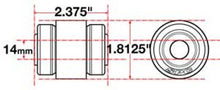 Load image into Gallery viewer, SPC Performance Flex Joint xAxis Jeep JK Rear UCA 14mm X 2 X 1.8125 - 15616