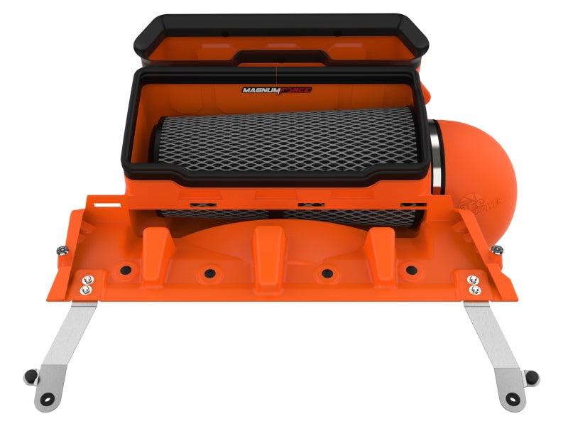 aFe 21-23 RAM 1500 TRX V8-6.2L SC Magnum FORCE Stage2 Orange Edition Cold Air Intake System w/Pro 5R - 54-13072KN