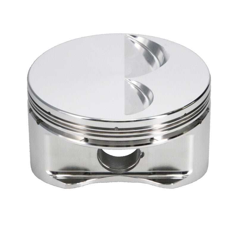 Manley Chevrolet Small Block Piston Set - 4.030in Bore 1.250in CH, -4.00 CC - 591630-8