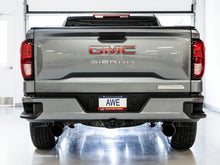 Load image into Gallery viewer, AWE Tuning 4th Gen GM 1500 5.3L 0FG Cat-Back Split Rear Exit (Flat Bumper) - Dual Diamond Tips - 3015-33206