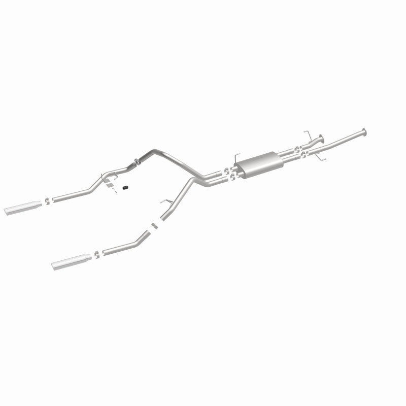MagnaFlow 14 Toyota Tundra V8 4.6L/5.7L Stainless Cat Back Exhaust Dual Split Rear Exit - 15305