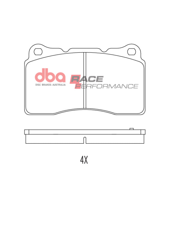 DBA 17-21 Honda Civic Type R Front RP Performance Brake Pads - DB1678RP