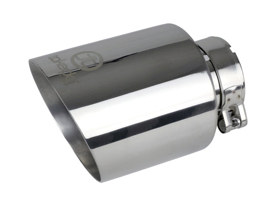 aFe Takeda Universal Exhaust Tip 2-1/2 IN Inlet x 4-1/2 IN Outlet x 7 IN L- Polished - 49T25454-P07
