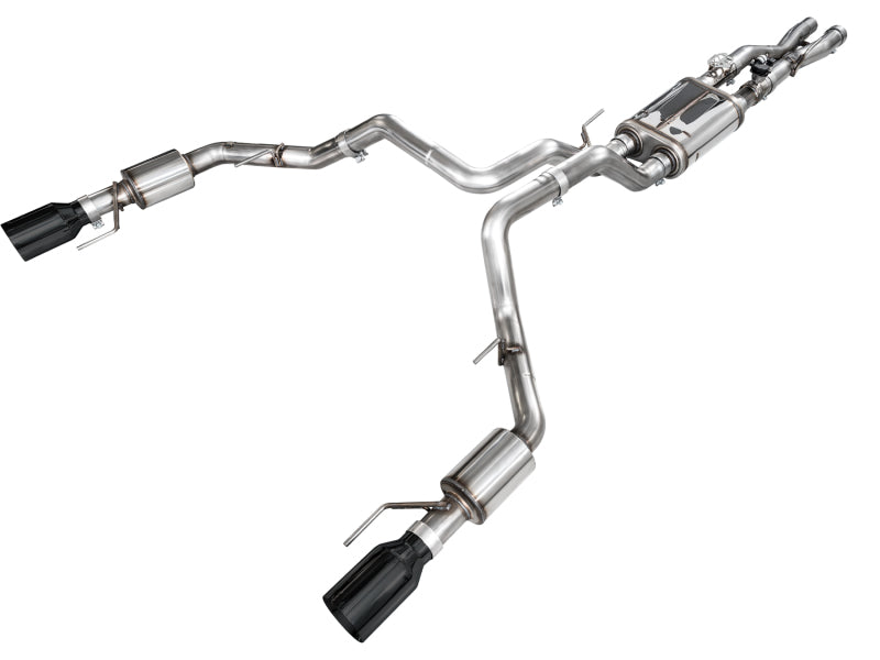 AWE Tuning Gen 3 Raptor R SwitchPath Exhaust - Diamond Black Tips - 3025-33852