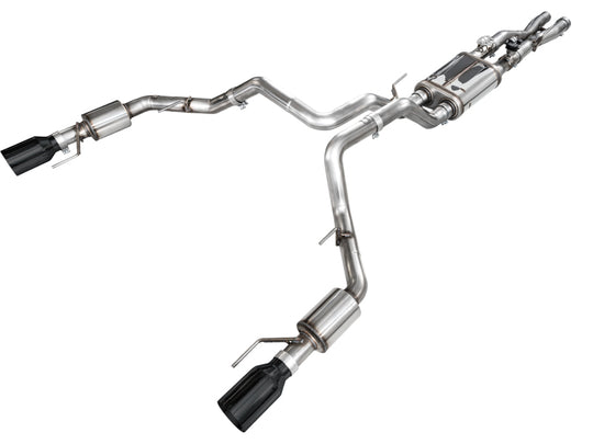 AWE Tuning Gen 3 Raptor R SwitchPath Exhaust - Diamond Black Tips - 3025-33852