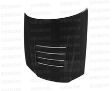 Load image into Gallery viewer, Seibon 99-01 Nissan Skyline R34 GT-R (BNR34) DS Carbon Fiber Hood - HD9901NSR34-DS