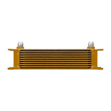 Load image into Gallery viewer, Mishimoto Universal 10 Row Oil Cooler - Gold