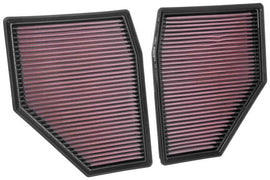 K&N 18-19 BMW M5 V8 4.4L F/I Turbo Replacement Air Filter (Two Per Box) - 33-3128