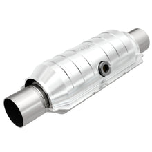 Load image into Gallery viewer, MagnaFlow Conv Univ 2in Inlet/Outlet Center/Center Round 11in Body L x 5.125in W x 15in Overall L - 51354