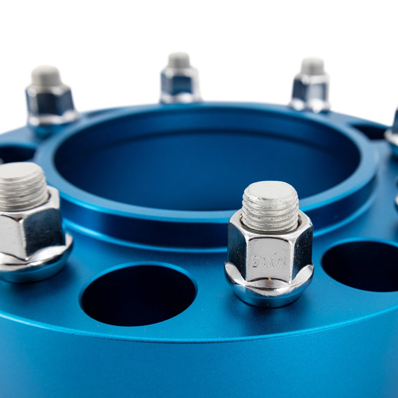 Mishimoto Wheel Spacers - 8X170 - 125 - 38.1mm - M14 - Blue - BNWS-002-381BL