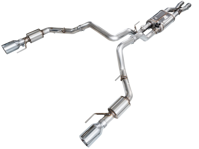 AWE Tuning Gen 3 Raptor R SwitchPath Exhaust - Chrome Silver Tips - 3025-32852