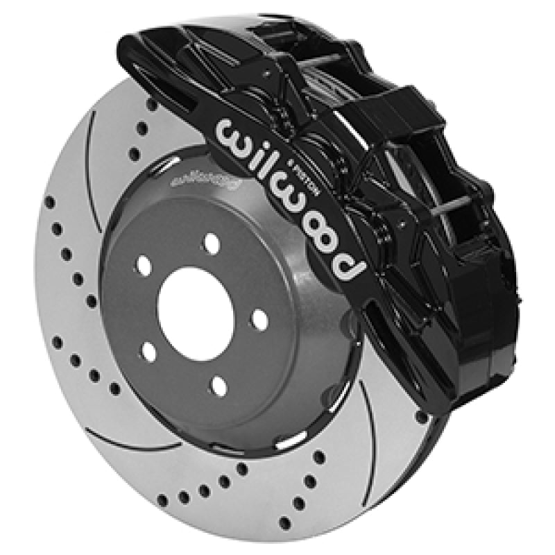 Wilwood 15-23 Mustang Front Kit SX6R Lug Drive - 140-14928-D